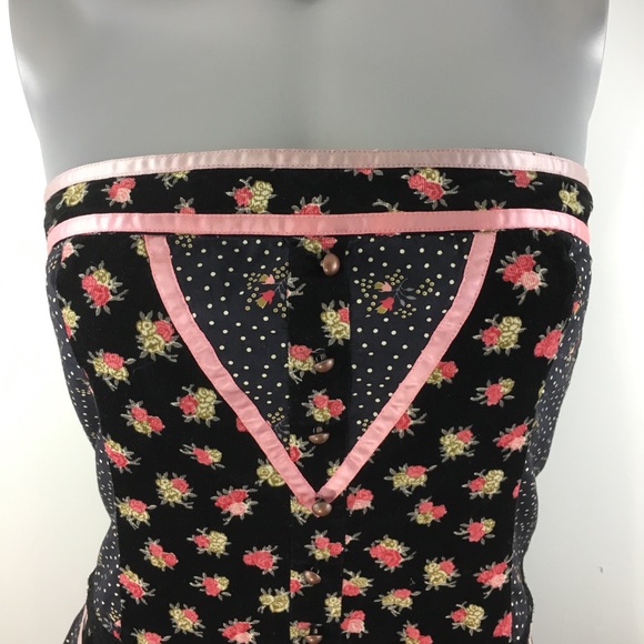 Ted Baker Strapless Dress with Lace and Flowers - Picture 2 of 8